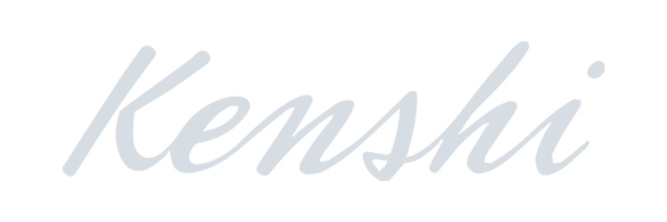 In elegant script-style text, "Kenshi" captures the artistic spirit of Conte Studios, a leading web design agency in Toronto. Conte Studios
